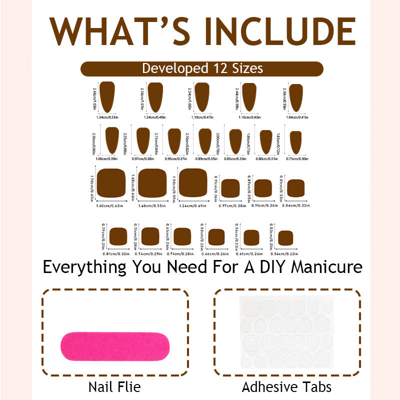Glamorous artificial nails with unique design Stornfield