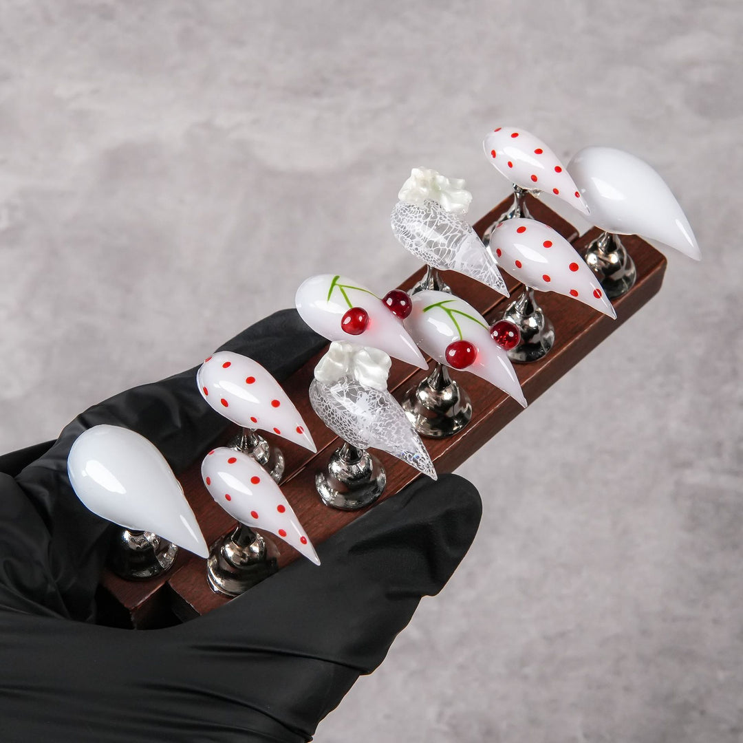 Creative Ice Cream-Themed Press-On Nails