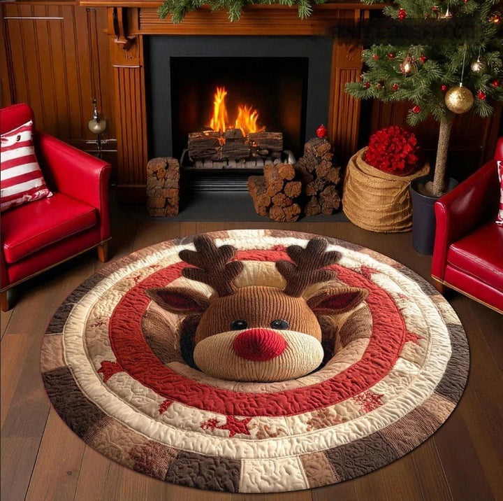 Christmas Santa Claus Themed Area Rug