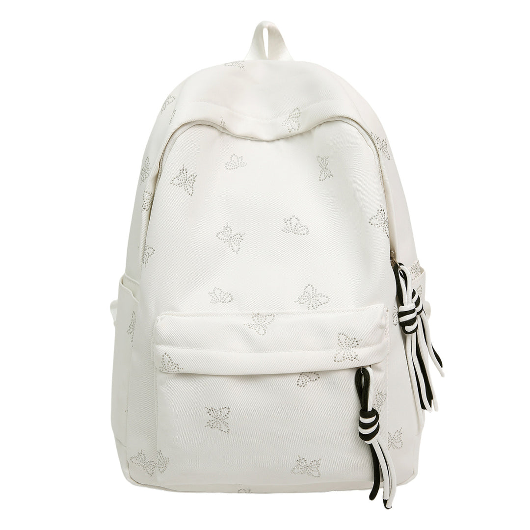 Butterfly Emblem Decorated Backpack Stornfield