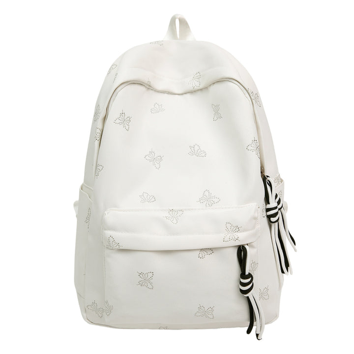 Butterfly Emblem Decorated Backpack Stornfield