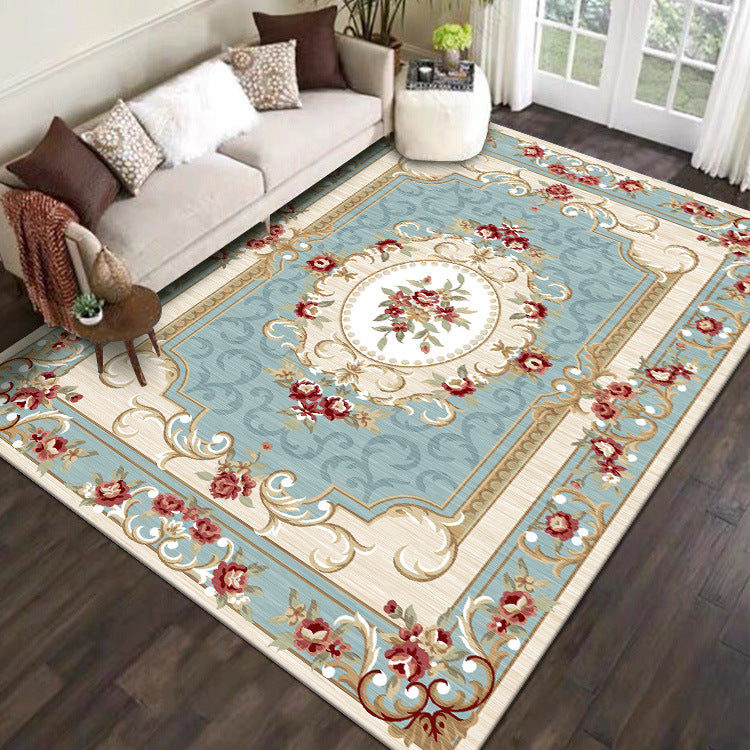 Vintage Floral Pattern Area Rug