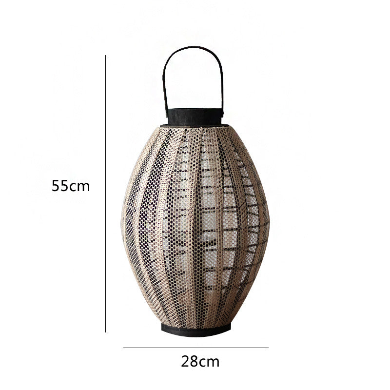 Elegant lantern with metal grid Stornfield
