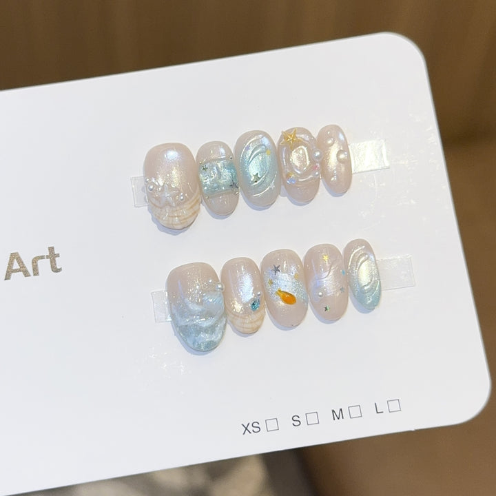Art Nail Set with Maritime Design Stornfield