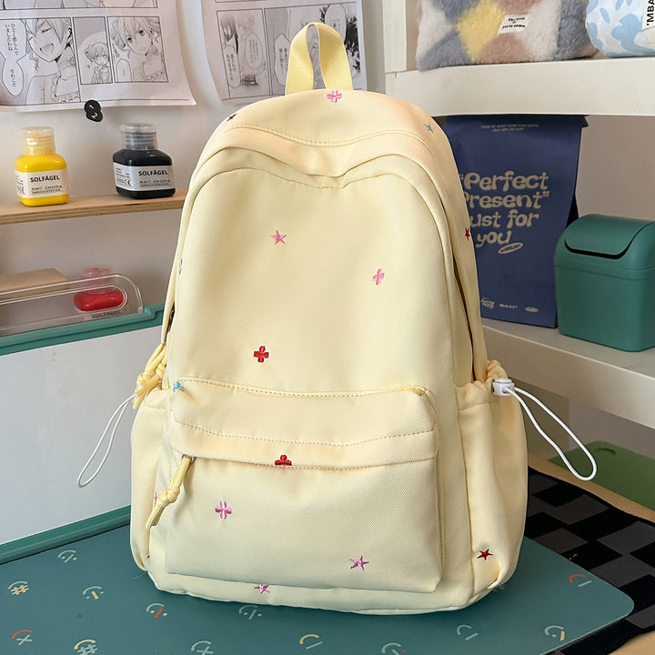 Casual Embroidered Star Backpack Stornfield
