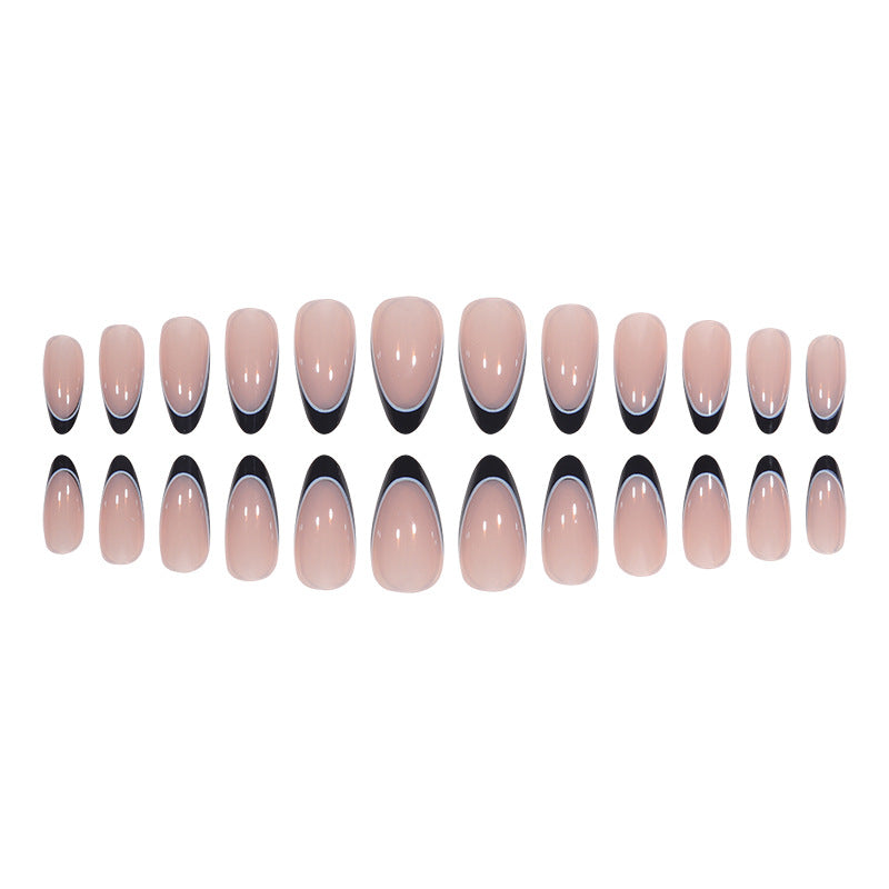 Elegant French Tip Nail Extensions Stornfield