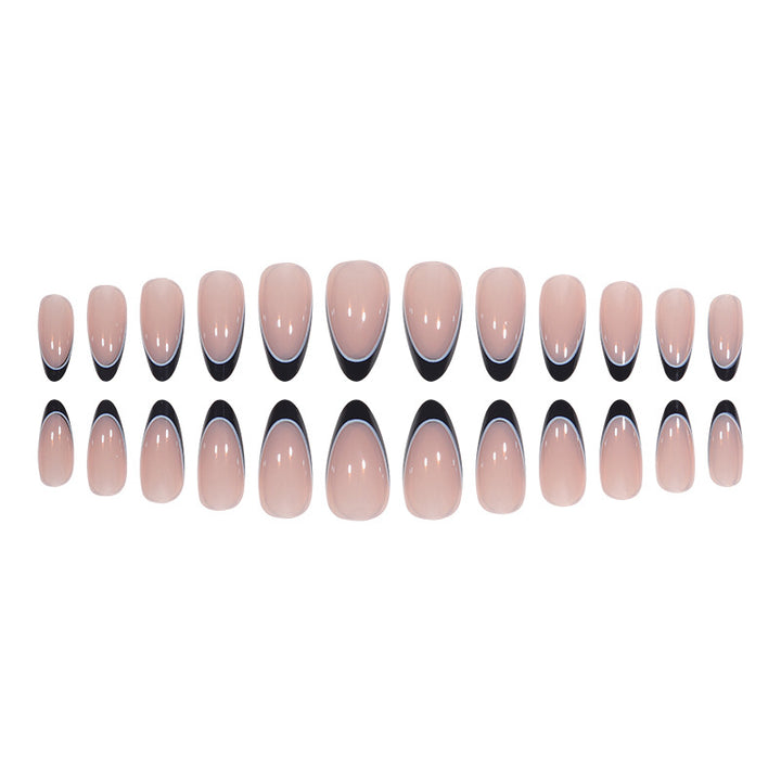 Elegant French Tip Nail Extensions Stornfield