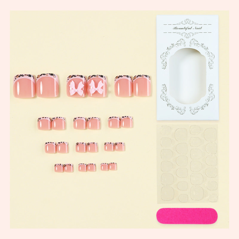 Decorative Press-On Nail Set with Elegant Patterns Stornfield