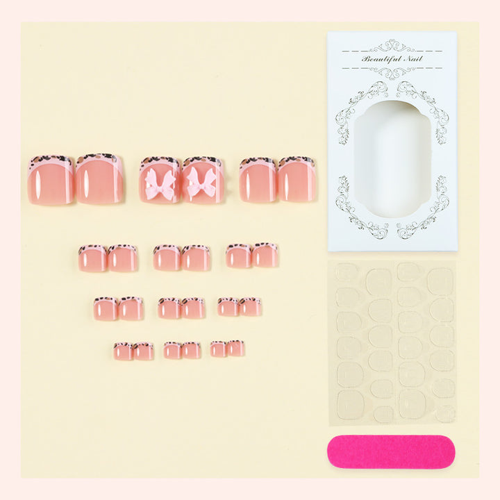 Decorative Press-On Nail Set with Elegant Patterns Stornfield