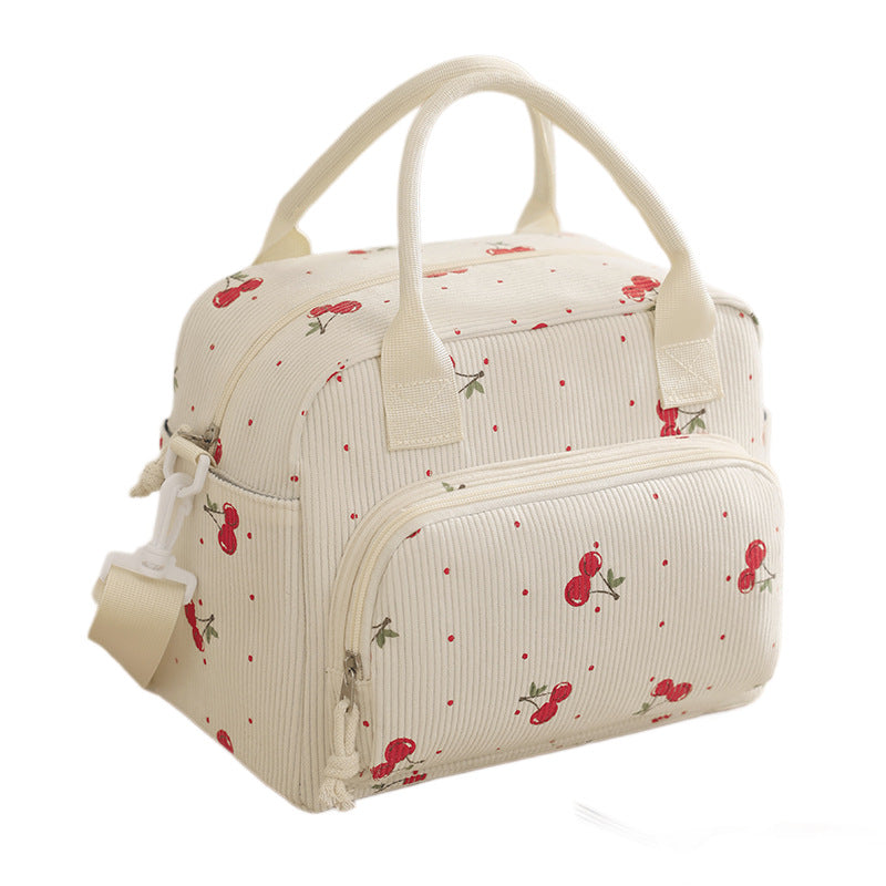 Insulated Star Print Lunch Bag