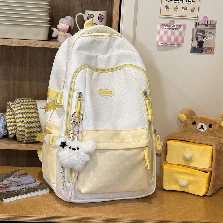 Decorative Star-Patterned Backpack Stornfield