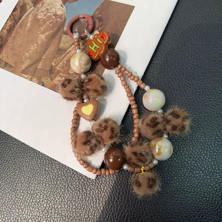 Decorative Beaded Keychain Stornfield 1790134810
