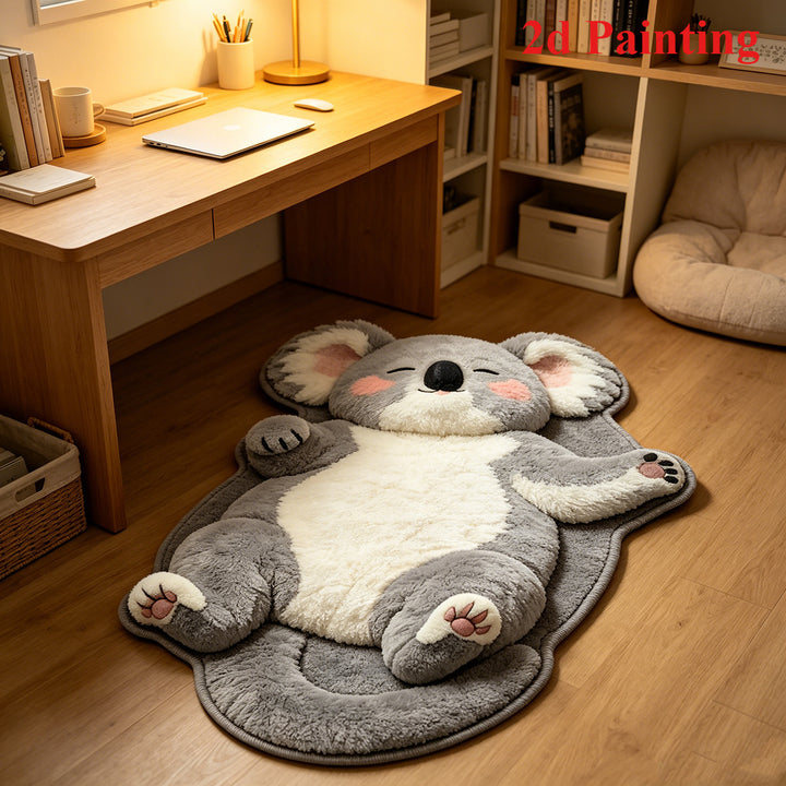 Cat-shaped Decorative Rug