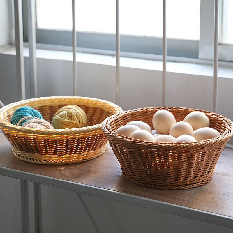 Unisex Handwoven Decorative Basket with Natural Shape Stornfield