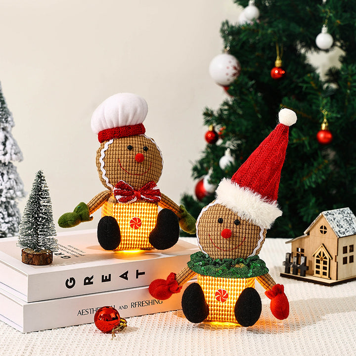 Cute Christmas gnome with LED light Stornfield