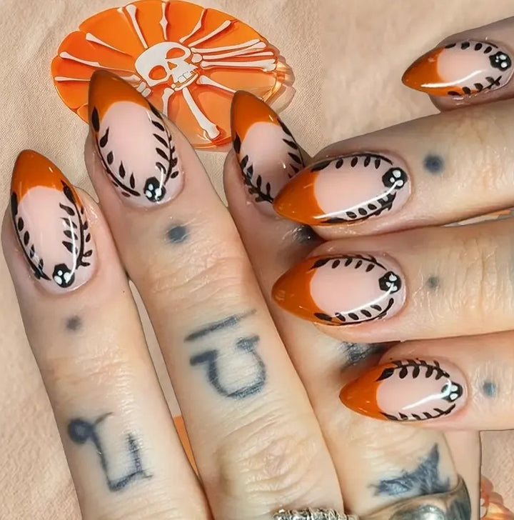 Artistic Almond-Shaped Nail Art Enhancements Stornfield 1789915566