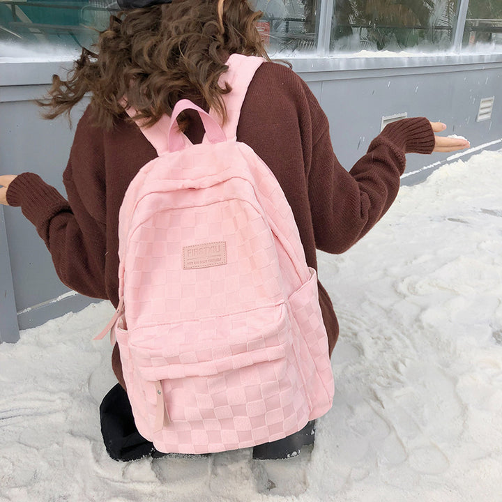Classic Checked Patterned Backpack Stornfield