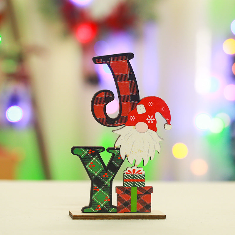 Festive wooden decoration with Christmas motif Stornfield