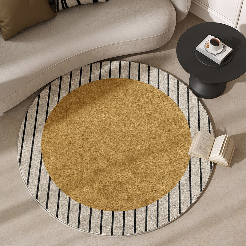 Round Motivational Area Rug Stornfield