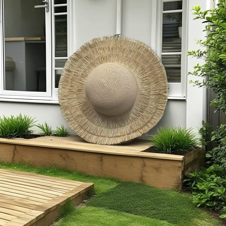 Beach basket with classic sun protection Stornfield