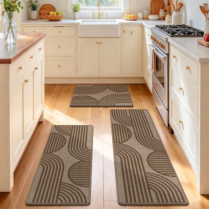 Stylish Geometric Pattern Kitchen Comfort Mat