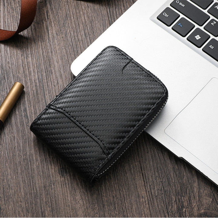 Carbon Fiber Zip-Around Wallet Stornfield