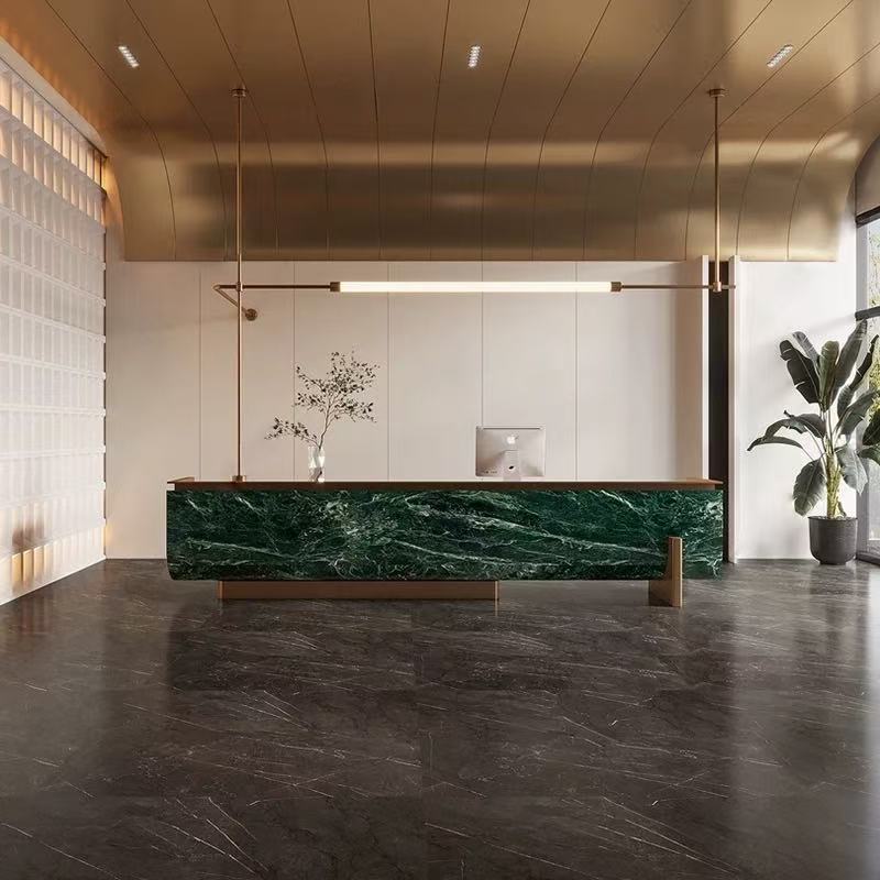 Modern Marble Reception Desk