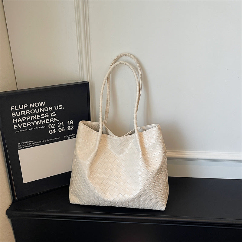 Woven Leather Tote Bag  1790300349