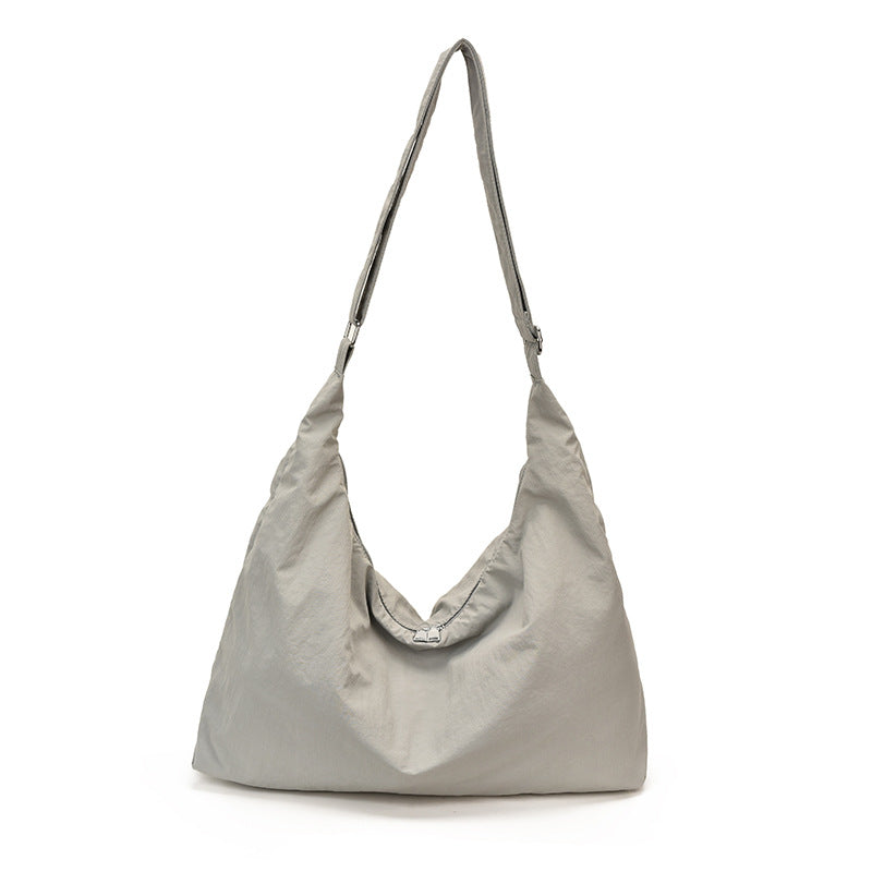 Soft Fabric Slouchy Shoulder Bag
