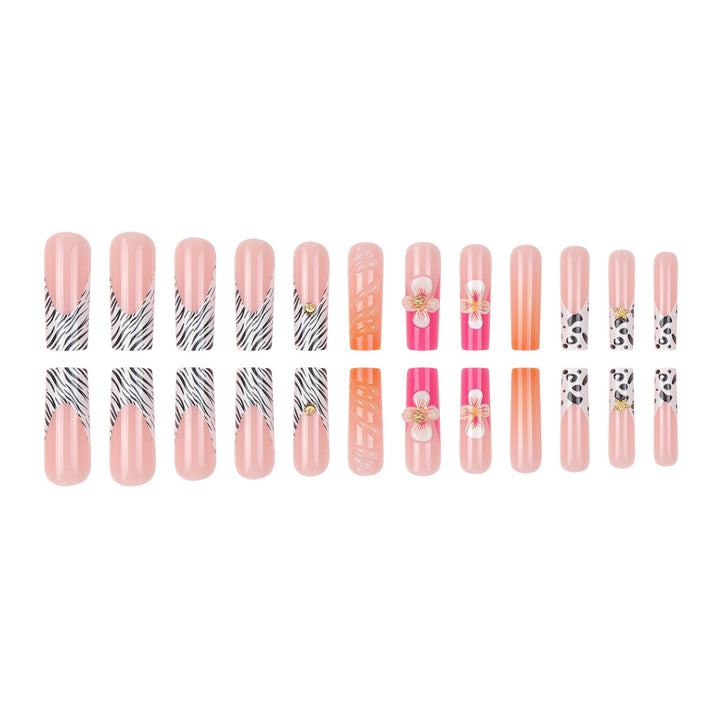 Floral Themed Press-On Nail Extensions Stornfield