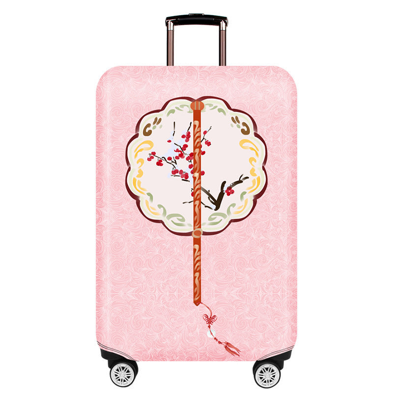 Women's hardshell travel suitcase with floral design Stornfield