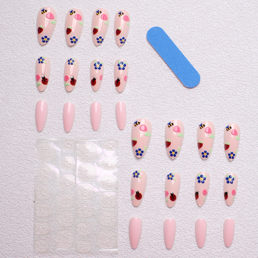 Artistic Floral Press-On Nails Stornfield 1787370443