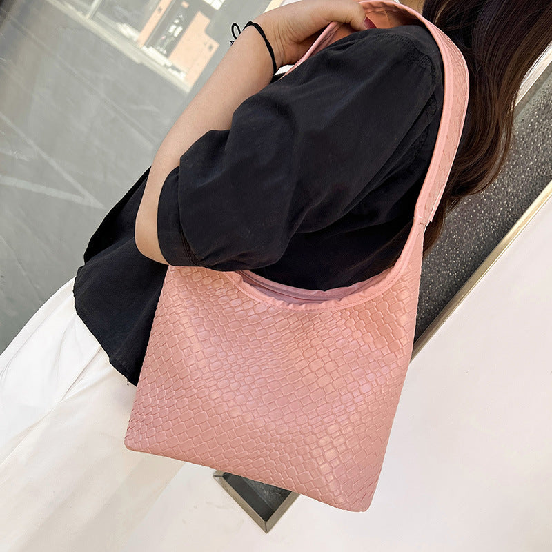Textured Woven Hobo Bag Stornfield