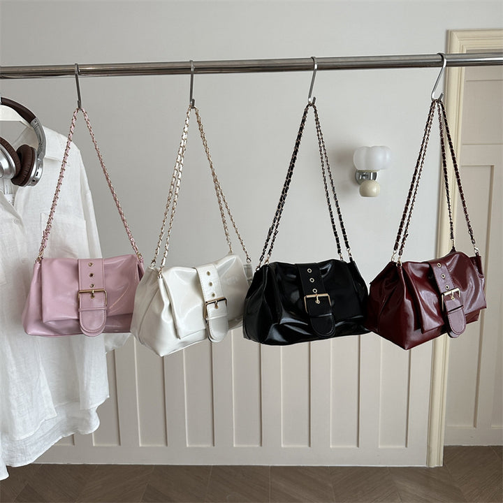 Patent Leather Shoulder Bag