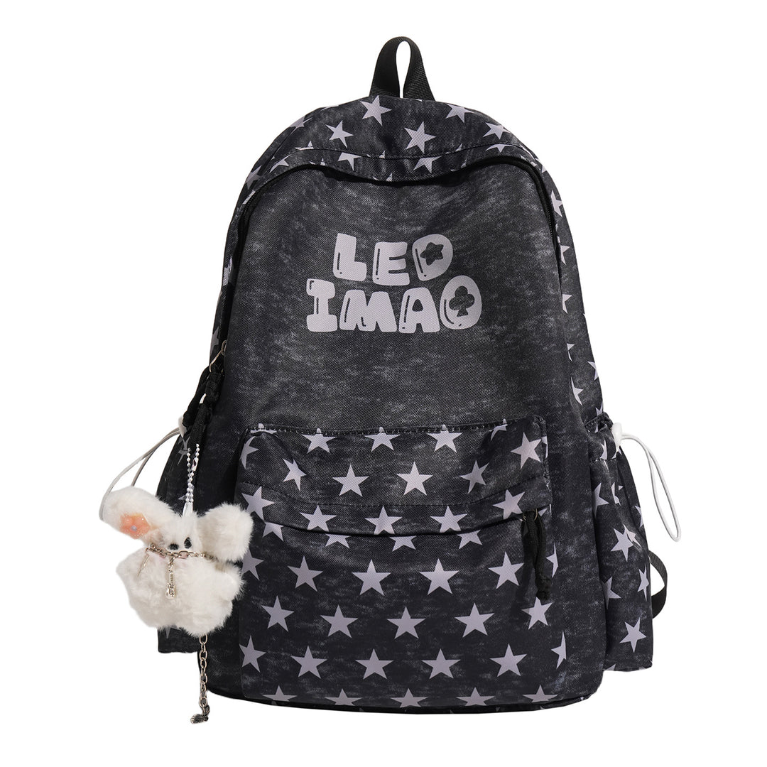 Fun Starry Patterned Backpack Stornfield