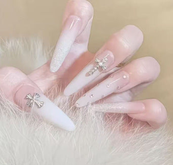 Artistic Heart Pattern Nail Art Extensions Stornfield