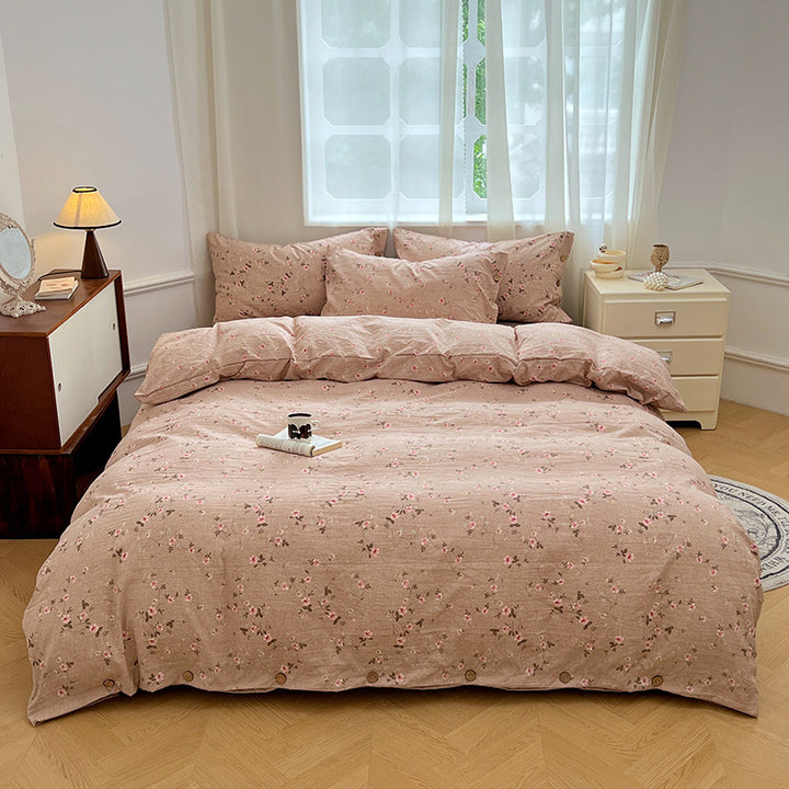 Floral Patterned Duvet Cover Set