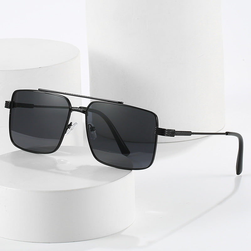Elegant Oversized Square Frame Sunglasses Stornfield