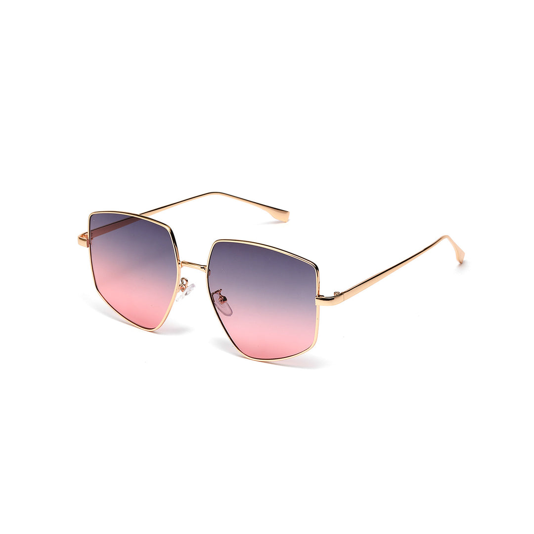 Women's square sunglasses with elegant metal frame Stornfield