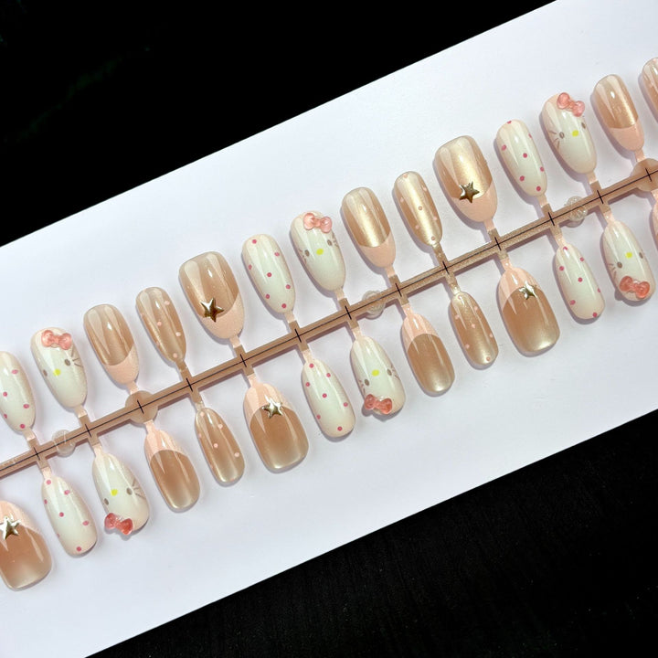 Whimsical Press-On Nail Design Set