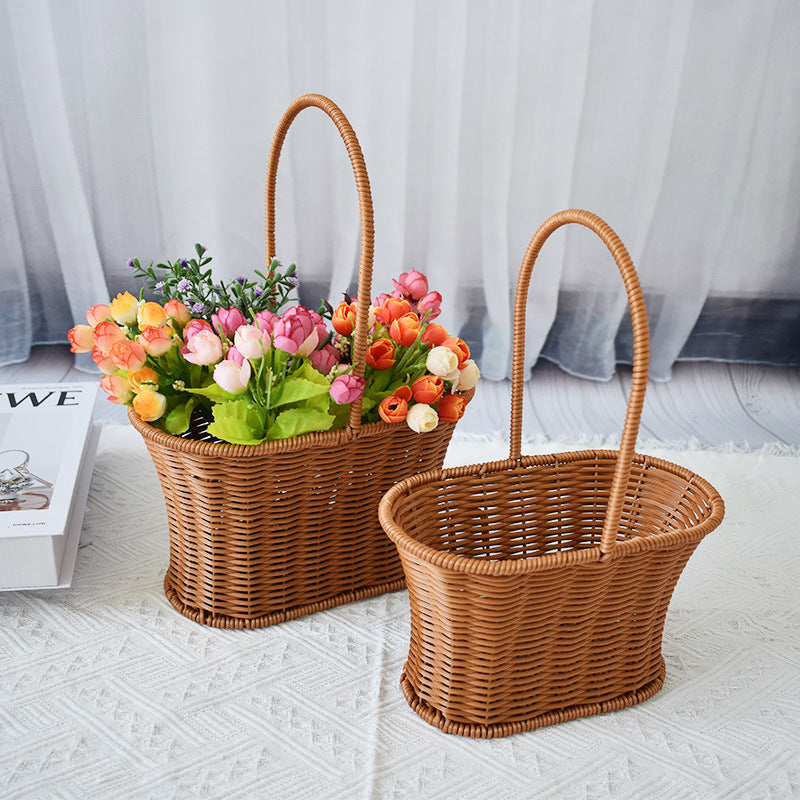 Handcrafted Natural Woven Storage Baskets Stornfield
