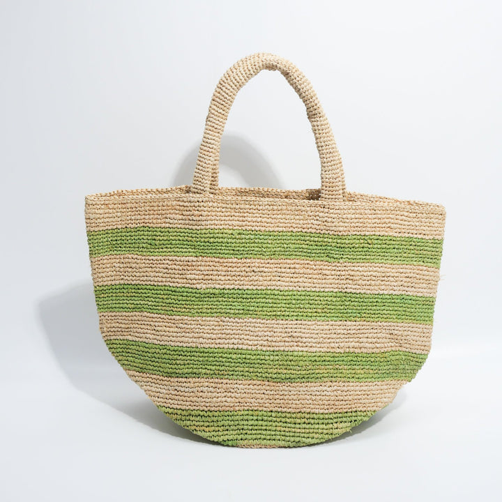 Handcrafted Tote Bag In Stripe Pattern Stornfield