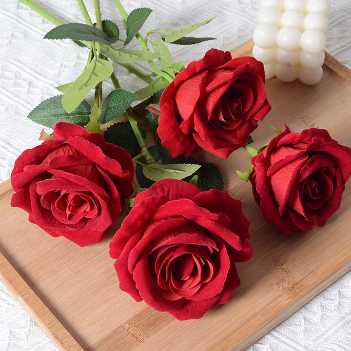 Artificial Blue Rose Flower Decoration