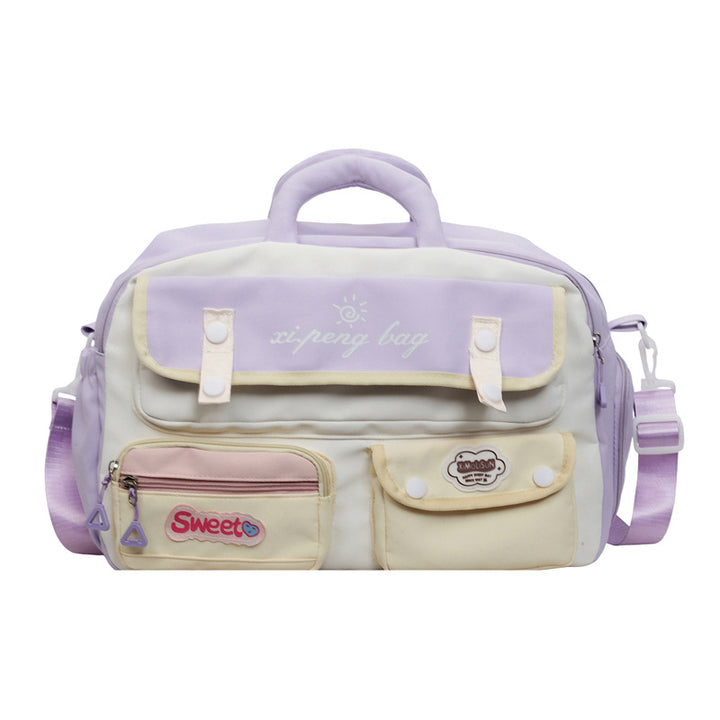 Sporty Shoulder Bag With Multifunctional Compartments Stornfield