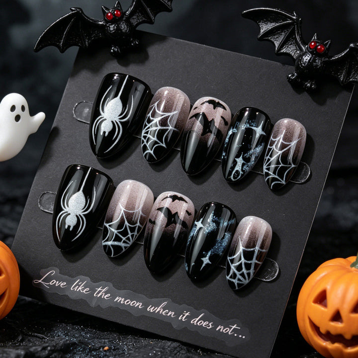 Spooky Halloween Themed Press-On Nail Set