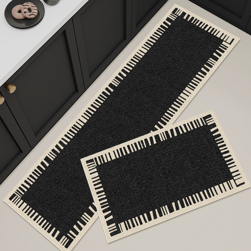 Modern Geometric Kitchen Runner Mat for Home