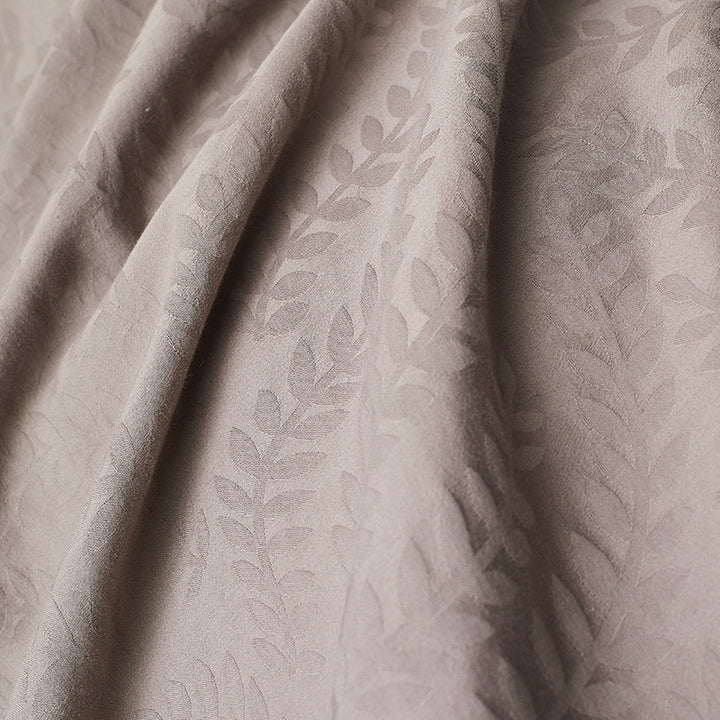 Washed Cotton-Linen Textured Duvet Cover Set with Matelassé Finish and Pillow Shams