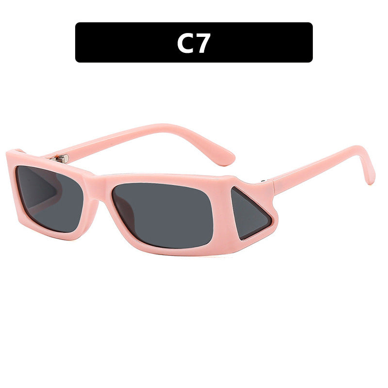 Ladies extravagant sunglasses in geometric design Stornfield