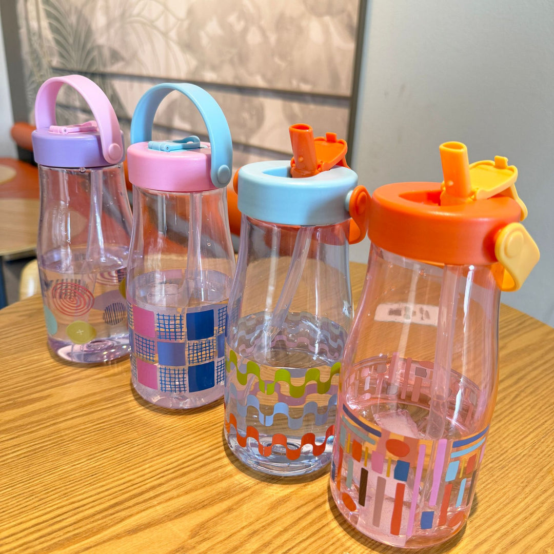 Women's Creative Water Bottle with Silicone Carrying Strap Stornfield