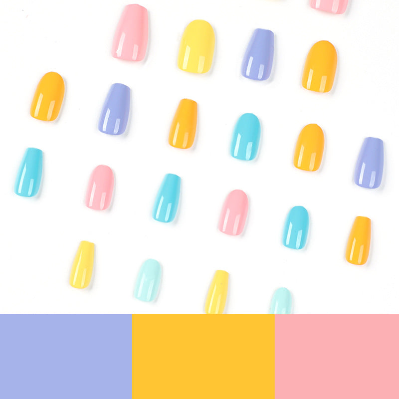 Artificial nail art with colorful designs Stornfield